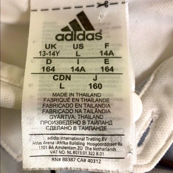 💥TOPS SALE💥 Adidas Sport Polo in White - Picture 6 of 6